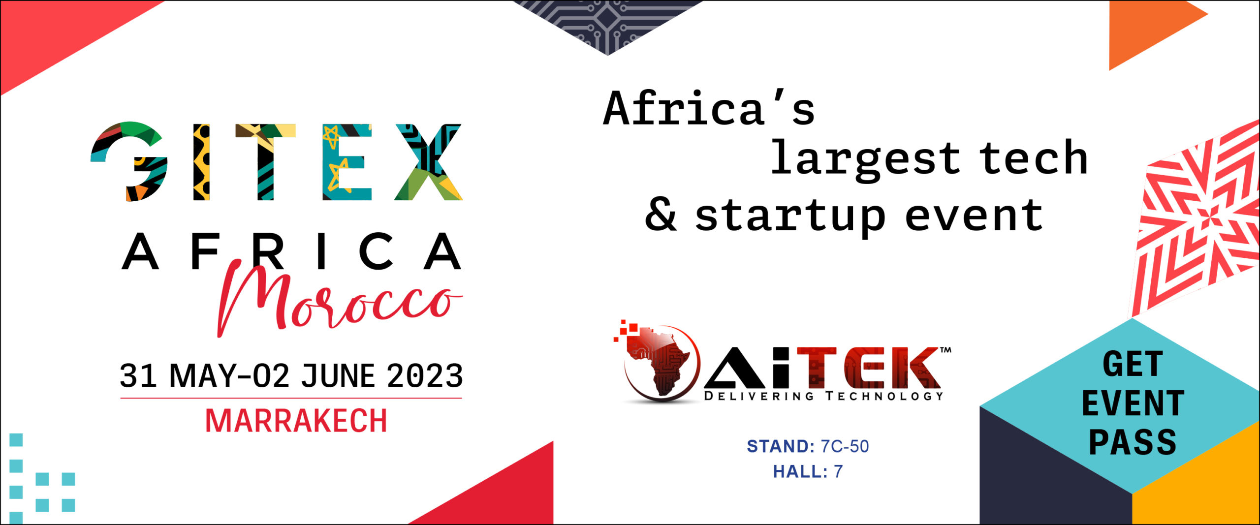 Join us at GITEX AFRICA MOROCCO Aitek